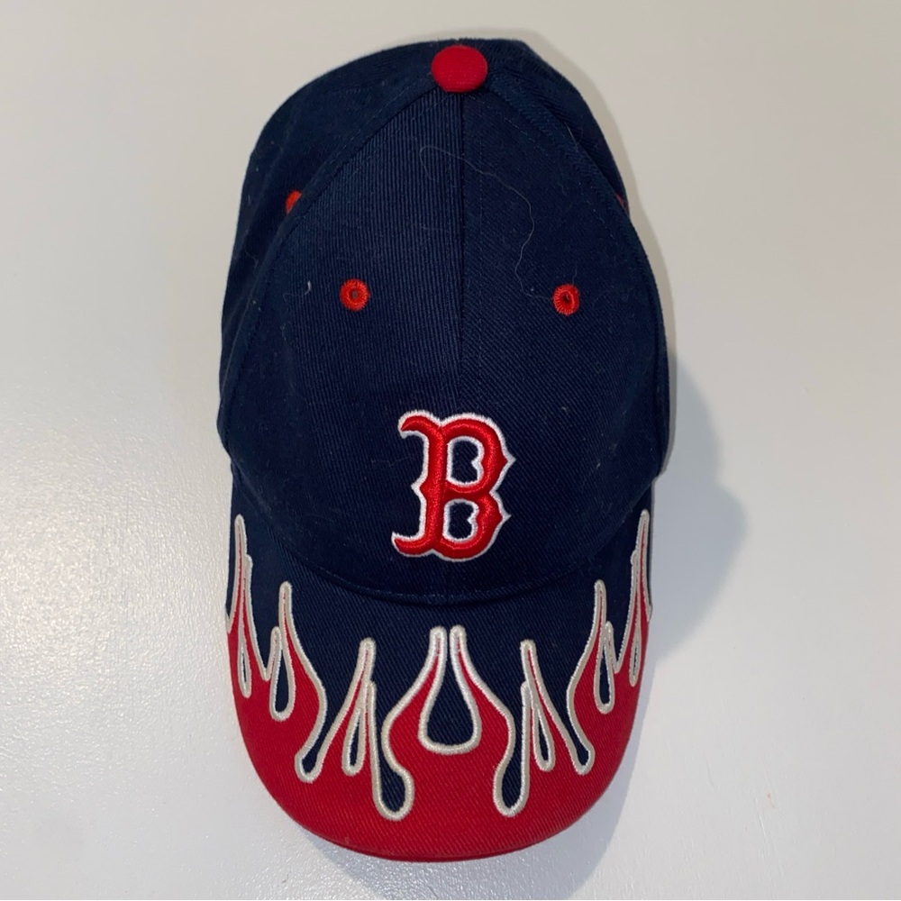 Boston Red Sox Fenway Park 47 Brand Red and Navy Baseball Adjustable Hat Cap